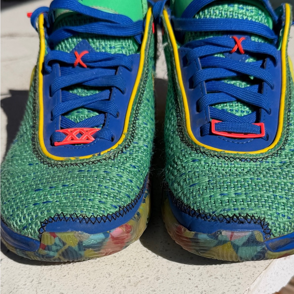 Nike LeBron 20 SE GS "Kaleidoscope" basketball shoes.